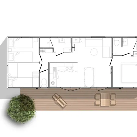 Mobilheim 6 Personen Mh9 Lübbenau